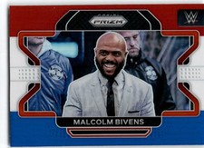 2022 Panini Prizm WWE #85 Malcolm Bivens Red, White and Blue