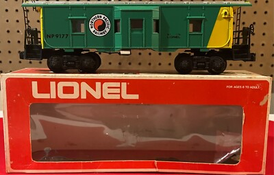 #ad Lionel #9177 Northern Pacific Bay Window Caboose O Gauge w Original Box $20.00