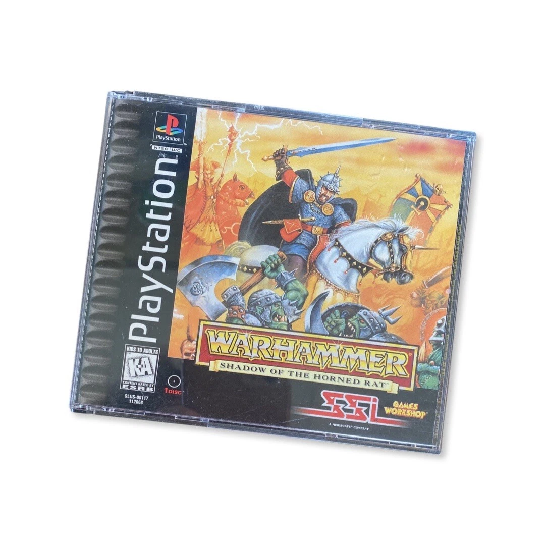 Warhammer Shadow Of Horned Rat Sony Playstation 1 ps1 Complete