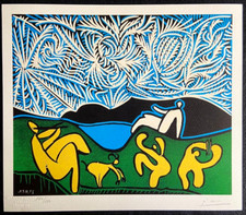 Pablo Picasso Lithograph COA Original Signed Numbered Pencil Limited