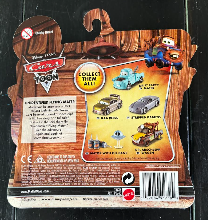 Disney Pixar Cars Toon Mator With Oil Cans | eBay