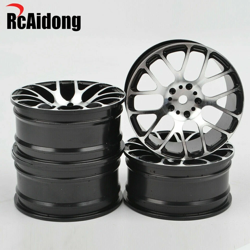 RcAidong Aluminium Felgen Für Tamiya TT-01 TT02 1/10 RC Drift on-Road Racing Car - Bild 4 von 4