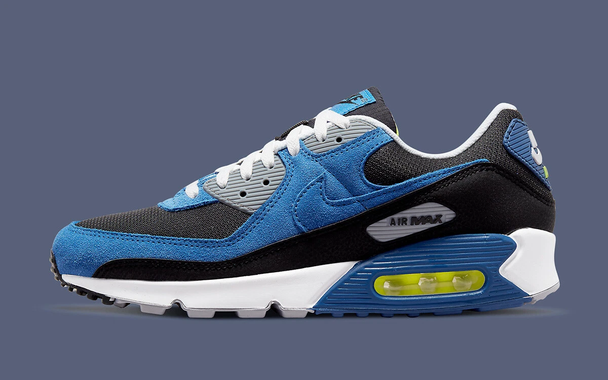 Blue Air Max 90 Shoes.