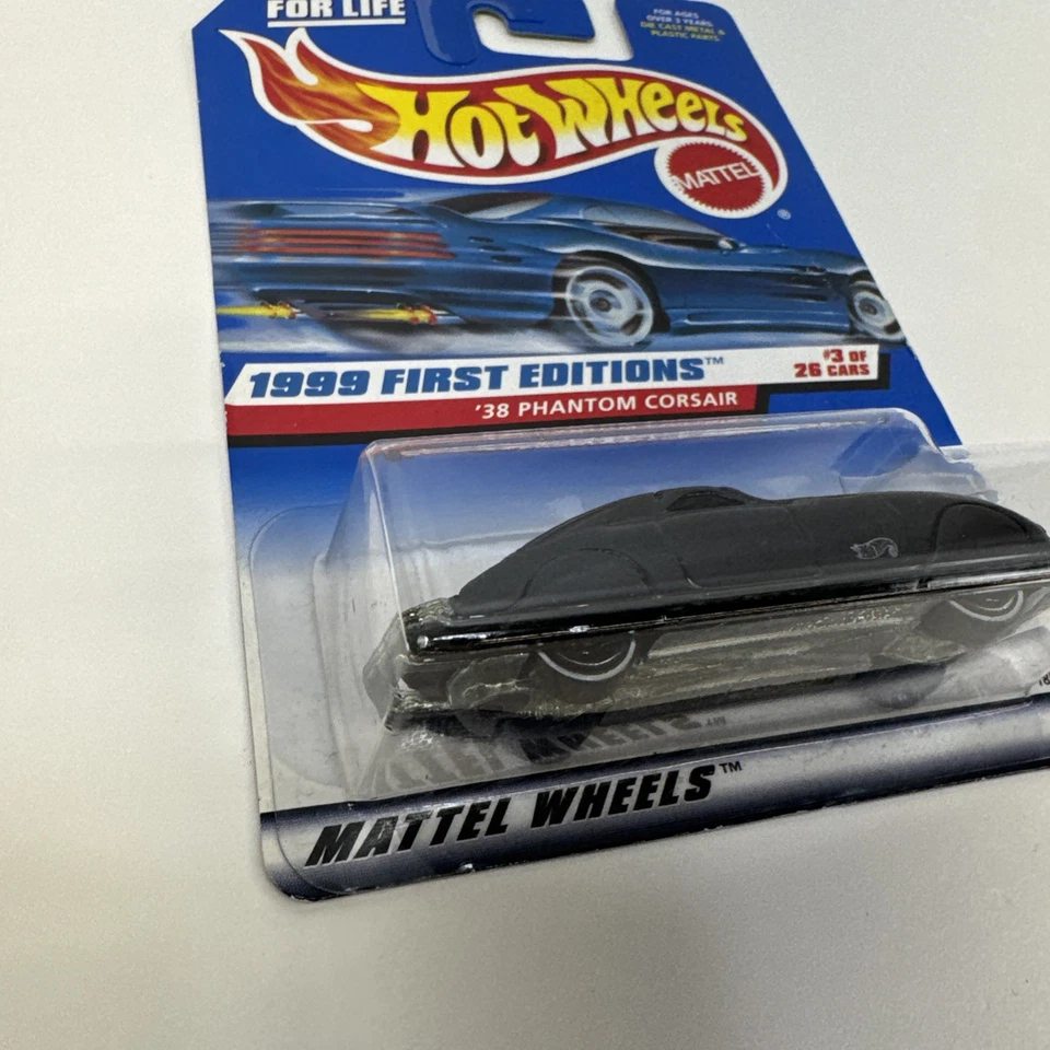Hot Wheels 1999 First Editions 38 Phantom Corsair (Package Damage) - Image 3 of 4