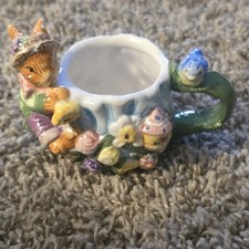 Vtg 1999 Mercuries Spring Easter Garden Party 1 Piece Bunny Tea Set Replacement