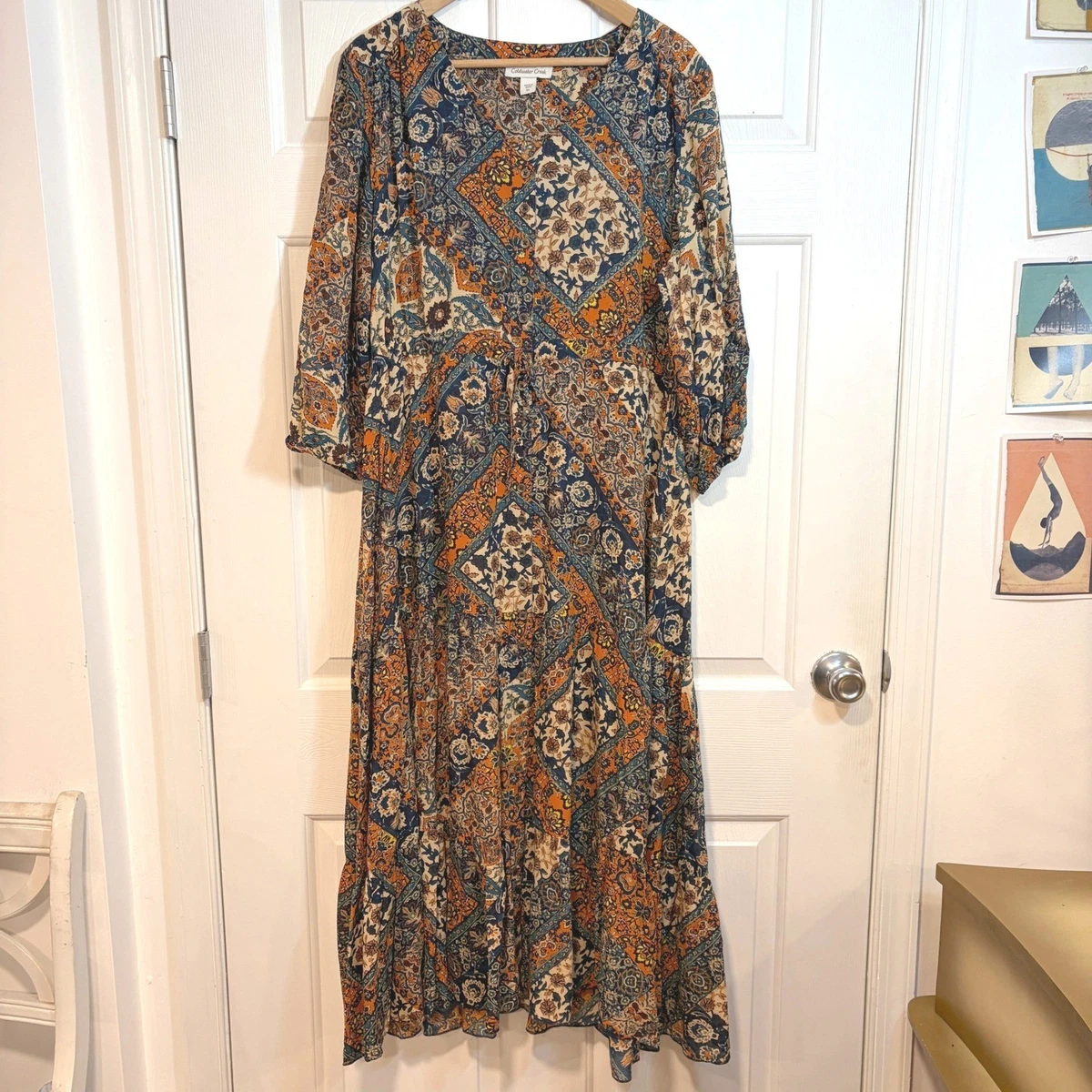 bottle green western dress Bottle Green Georgette Embellished Indo Western Maxi Gown main image 1