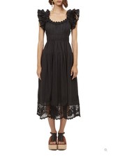 Ulla Johnson Leona dress, black,  size 6
