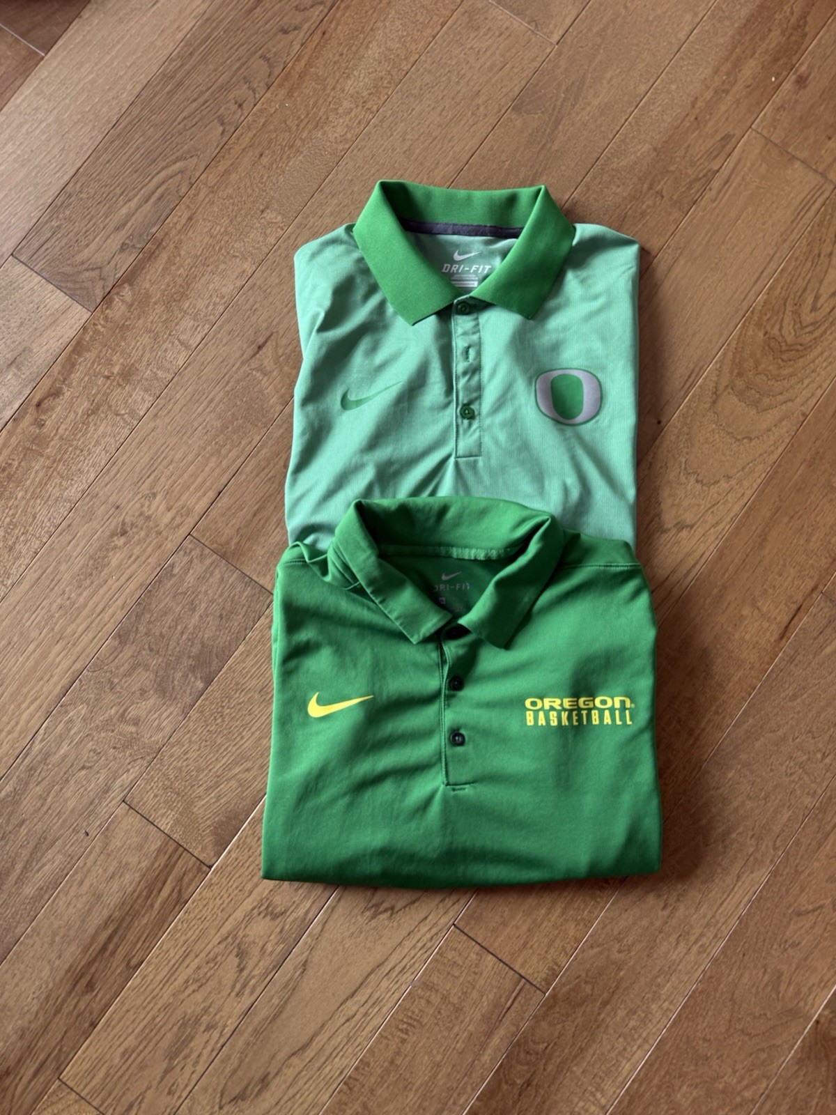 Nike Mens Polo M/L Short Sleeve Shirt University Of Oregon Ducks Golf Lot Of 2 thumbnail 9