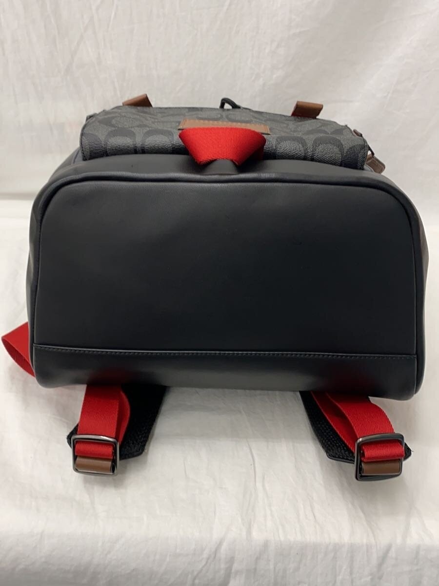 COACH Leather Backpack, Black, Solid Color, C4139… - image 4
