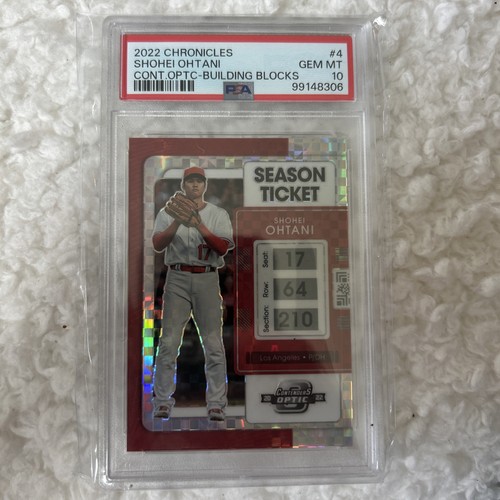 2022 Panini Chronicles Contenders Optic Shohei Ohtani - Building Blocks PSA 10🔥