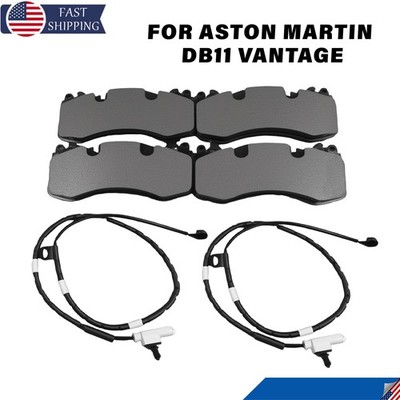 Front Brake pads W/Sensors HY53-2D007-BC For Aston Martin DB11 Vantage Low Dust