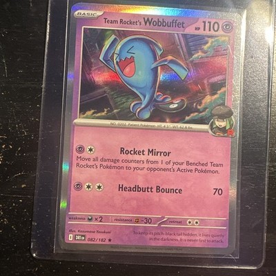 Team Rocket's Wobbuffet 082/182 Sv10: Destined Rivals Holo | eBay