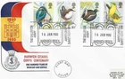 1980 British Birds On Historic Relics Harwich Official Cat £110