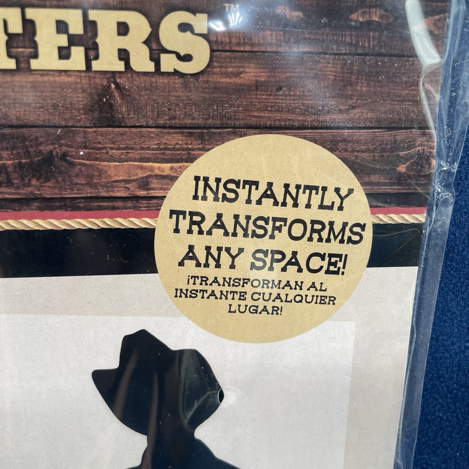 Silhouette Cowboys Scene Setter Add-On Wild Western Party Wall Decorating Kit