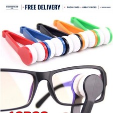 Microfiber Eyeglass Cleaning Brush Portable Lens Wipe Tool for Glasses