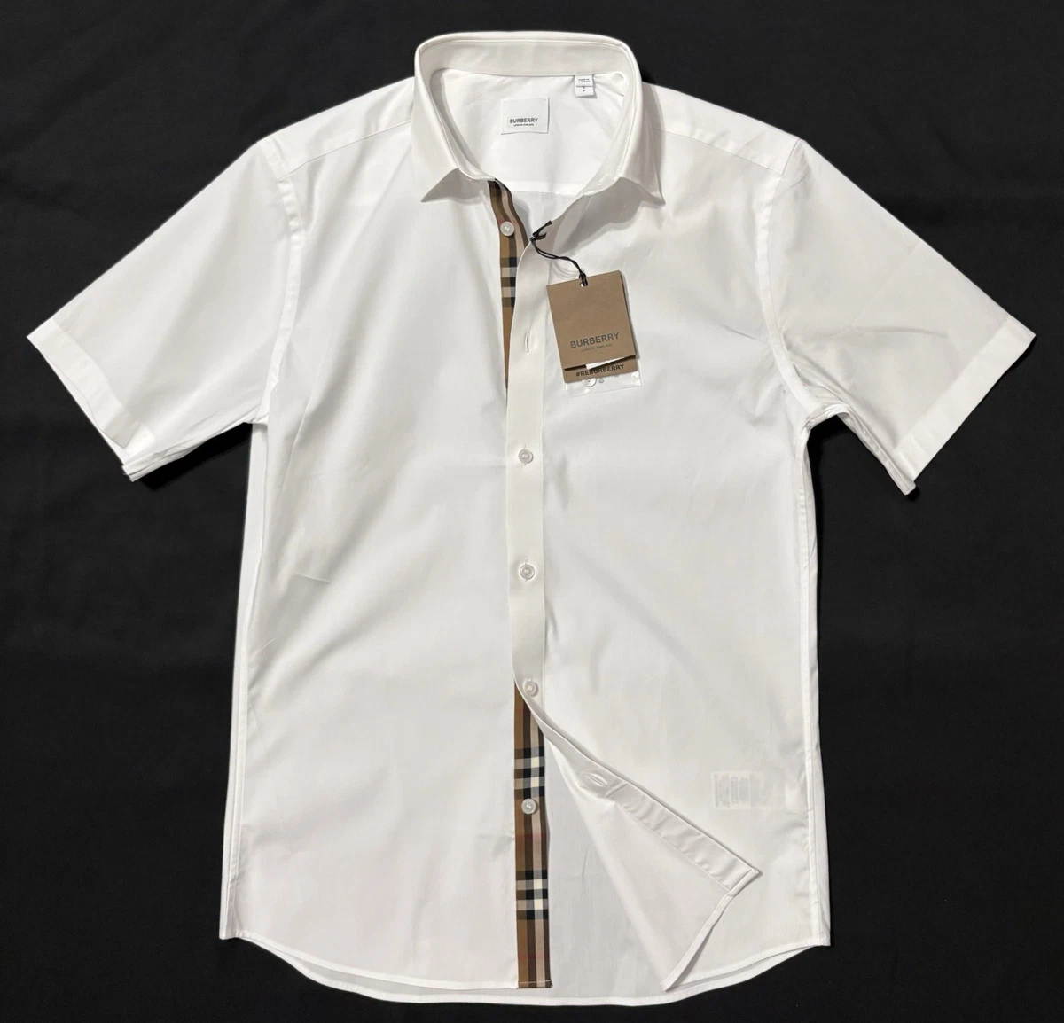 Burberry White Casual Button-Down Shirts for Men for sale | eBay