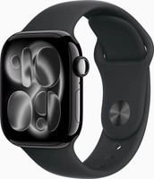 Apple Watch Series 11 5G 46Mm Aluminium Jet Black Sport Band Black M/L