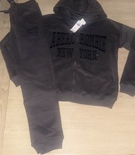 NWT Abercrombie Kids Boys' 13/14 Logo Full Zip Hoodie Matching Sweating RV 95