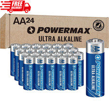 24-100 AA Batteries Long Lasting Alkaline Battery Heavy Duty Tv Remote Toys Lot