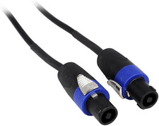 RCSS1425 25Ft 14 AWG Speakon to Speakon Speaker Cable, 100 Copper, High-Fidelit