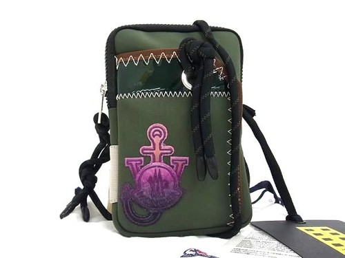 MONCLER JW Anderson Nylon Shoulder Bag Crossbody Pouch Green FG9111