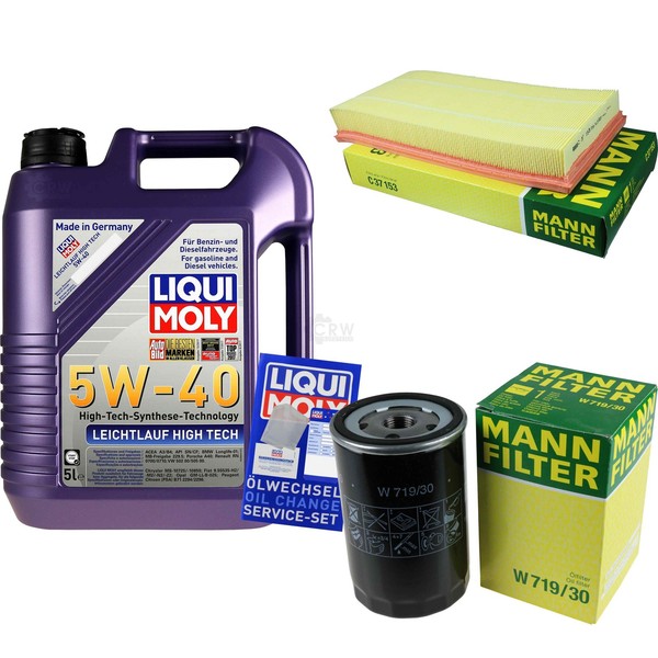Inspektionspaket 5L Liqui Moly 5W-40 FüR VW Golf IV 1.6 2.0 1.8 T New Beetle-image