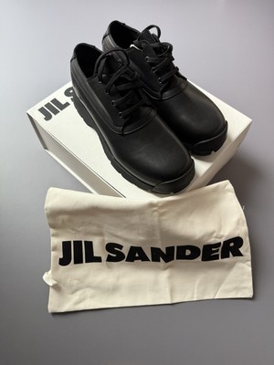 Jil Sander Leather Derbies, Size 44EU