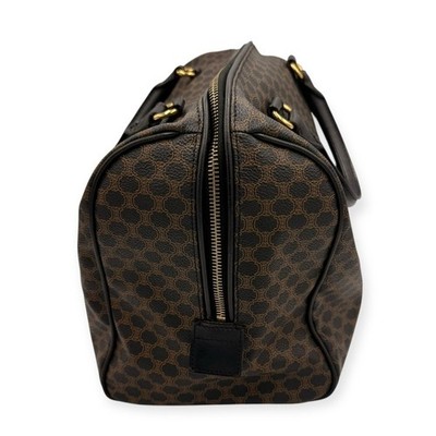 Celine Vintage Macadam Boston Bag Triomphe Canvas | eBay