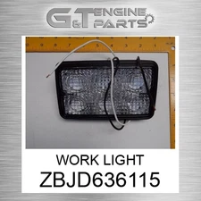 ZBJD636115 WORK LIGHT fits CASE NEW HOLLAND (Surplus Open Box)