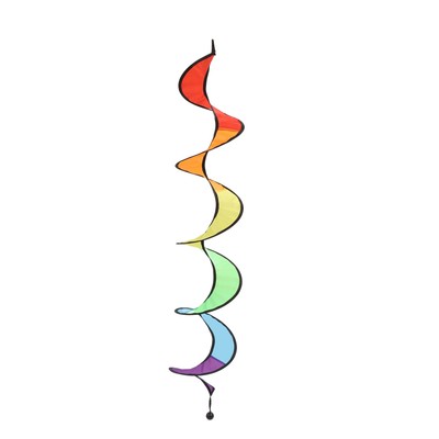 Wind Spinner Faltbar Bunte Spirale Regenbogen Windskulptur Spinner Hängend DE KU