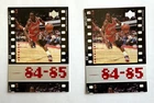 1998-99 Upper Deck Michael Jordan MJ Timeframes #2 Chicago Bulls  2 Card Lot