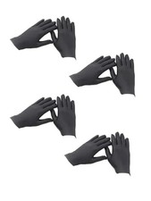 4 Pairs Black Breathable Cotton Gloves for Women Men Teens Soft Costume Glove