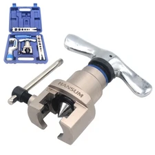 Brake Line Flaring Tool Kit Swaging HVAC Pipe Expander Repair Eccentric Cone ...