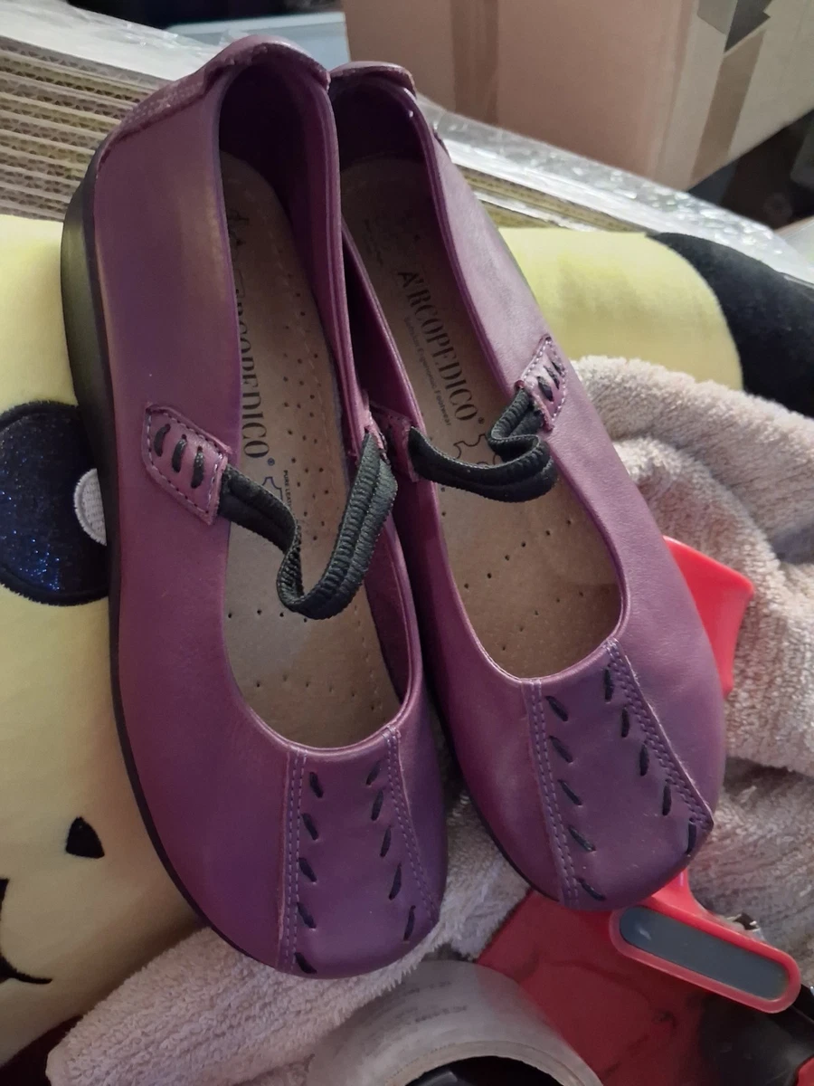 【ARCOPEDICO】【サイズ37】メリージェーンワンストラップシューズ Arcopedico Mary Jane Flats for Women with Upper Leather for sale