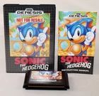 Sonic The Hedgehog NFR Sega Genesis Complete CIB! Very Good Condition! NICE!