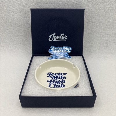 Jeeter Mile High Club Limited Edition Ceramic Ashtray Brand New Complete in Box