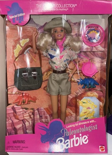 NRFB 1996 Special Edition BARBIE PALENTOLOGIST Career Collection #17240 Vintage