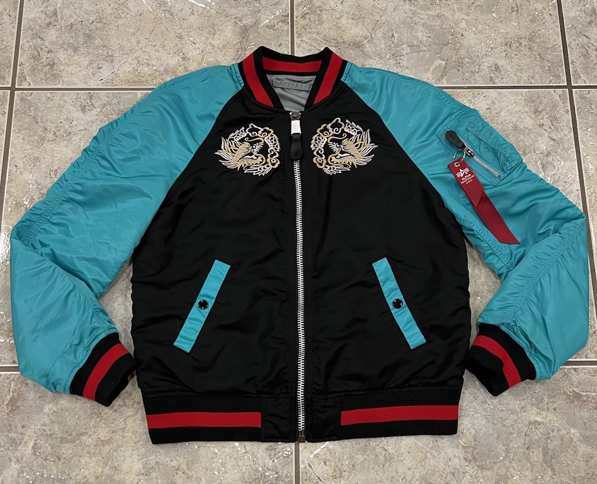 NEW NWOT Womens S Alpha Industries MA-1 Bomber JAPAN