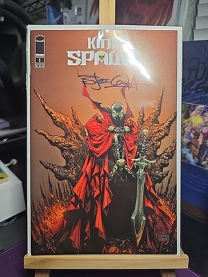 KING SPAWN 1 SIGNED STEPHEN SEGOVIA COA COVER GREG CAPULLO TODD MCFARLANE 2021 .