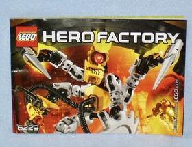 Lego Hero Factory 6229  XT4 - Complete Bionicle Figure with All Weapons + Manual