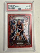 2023-24 Panini Prizm - Toumani Camara #164 Choice Red Prizm /88 (RC) 