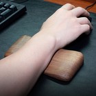 Natural Finish Mouse Pad Ergonomic for Comfort for Extended Computer Use