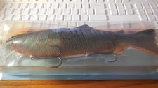 Joe Bucher 10" Swim N Joe Soft Musky Crankbait Swimbait 7oz.nightshiner