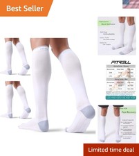 3 Pairs Unisex Compression Socks 20-30mmHg for Enhanced Circulation Support