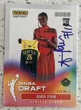 2026 Panini Instant AUTO WNBA Awa Fam ROOKIE CARD DRAFT NIGHT SP Signed #3 RC