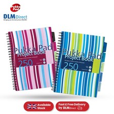 Pukka Pad Project Book - Assorted Colour A4 Notebook for School