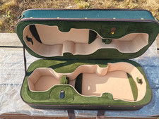 4/4 Double Violin Case with Handles and Backpack Straps Carry-on Violin Case