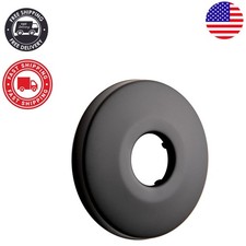 Replacement Shower Arm Flange 2.5" - Universal Fit in Matte Black Finish