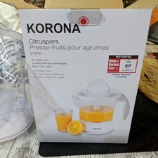 elektrische Zitruspresse  27010 40W weiß grau Saftpresse 40 Watt, 1 Liter -Neu