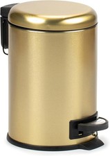 TATAY Bathroom Bin with Pedal 3L | Soft Close Lid | Compact and Removable Inner